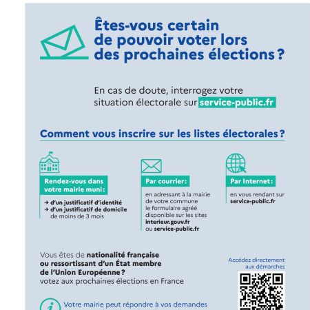 Info mairie: Inscription sur les listes électorales